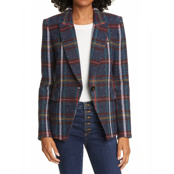 Veronica Beard Zane Plaid Dickey 